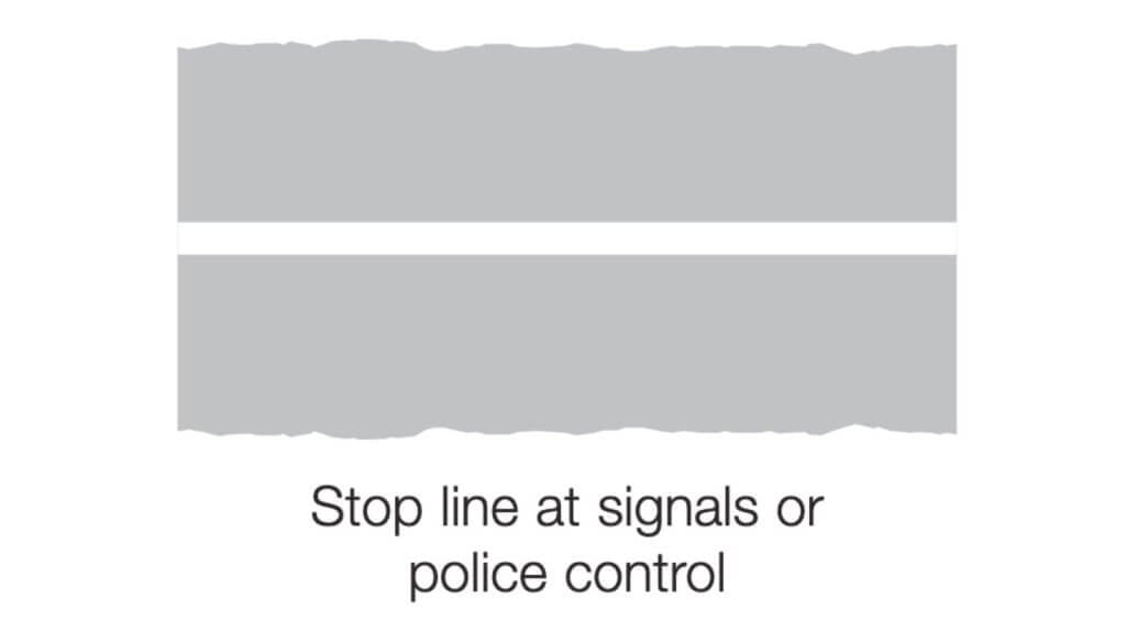 UK road markings